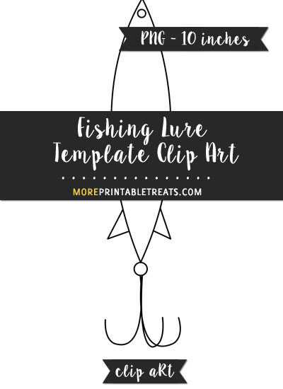 Free Fishing Lure Template - Clipart