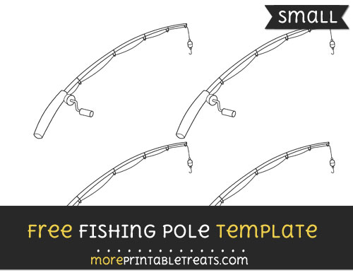 Free Fishing Pole Template - Small