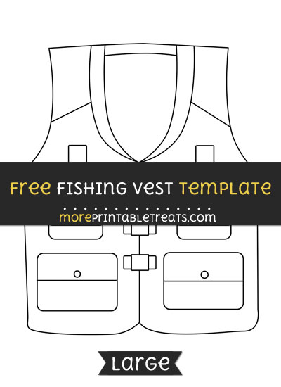 Free Fishing Vest Template - Large