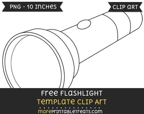 Free Flashlight Template - Clipart