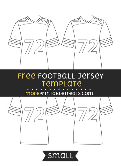 Free Football Jersey Template - Small