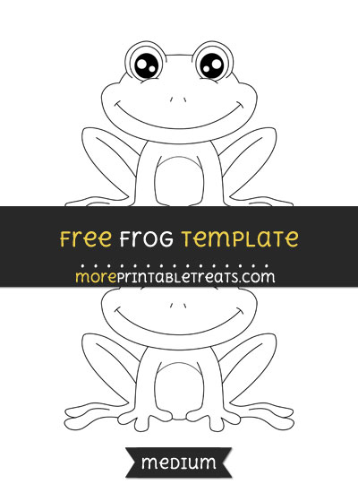 Free Frog Template - Medium