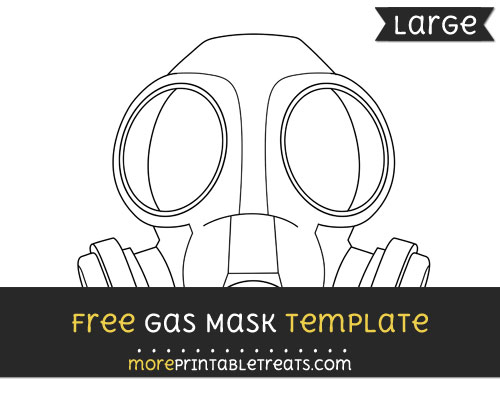 Free Gas Mask Template - Large