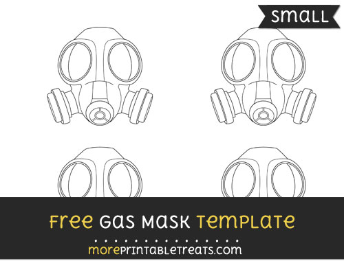 Free Gas Mask Template - Small