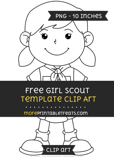 Free Girl Scout Template - Clipart