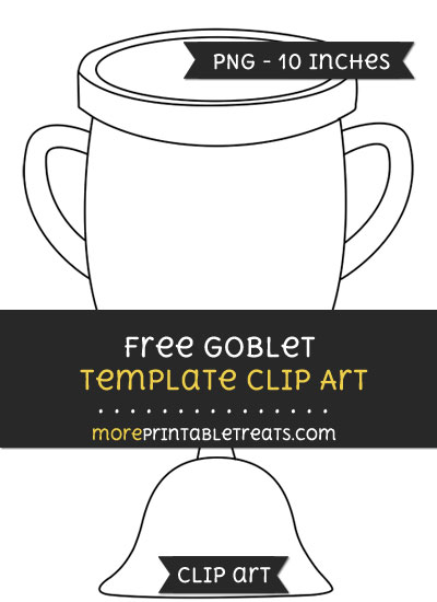 Free Goblet Template - Clipart