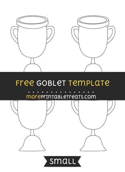 Free Goblet Template - Small