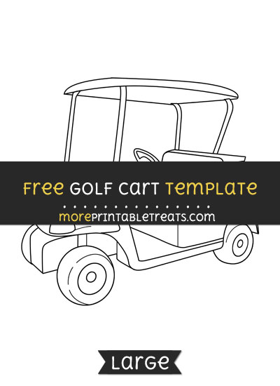 Free Golf Cart Template - Large