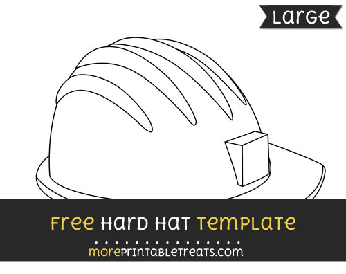 Hard Hat Template Large