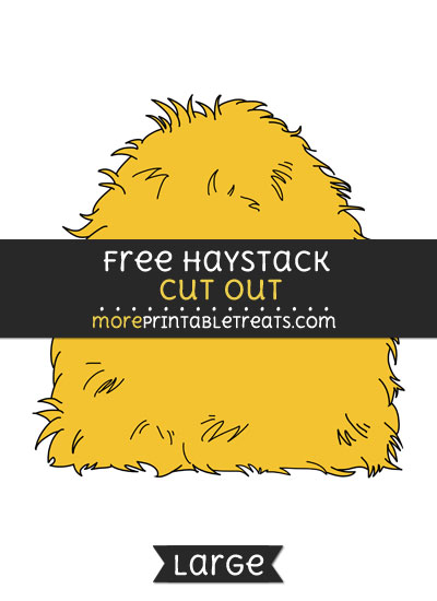 Free Haystack Cut Out - Large size printable