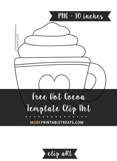 Free Hot Cocoa Template - Clipart