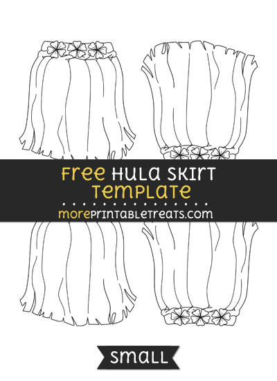 Free Hula Skirt Template - Small