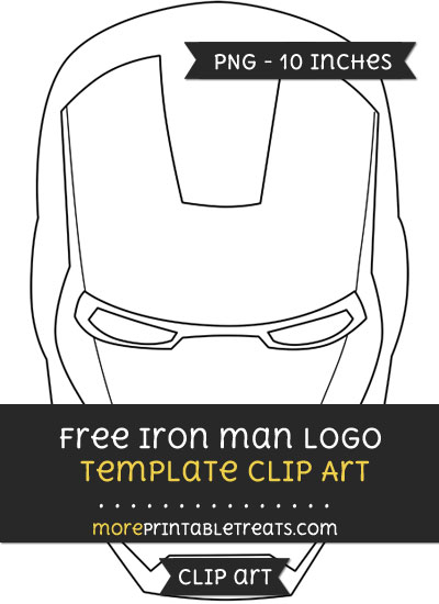 Free Iron Man Logo Template - Clipart