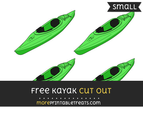 Free Kayak Cut Out - Small Size Printable