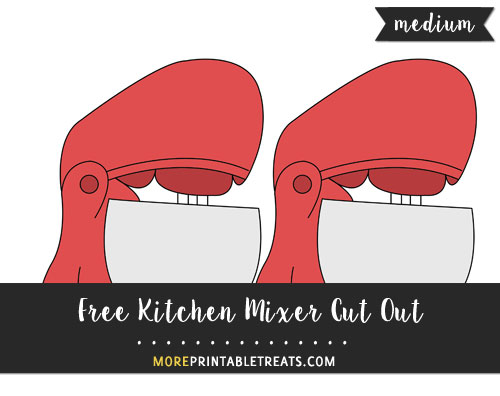 Free Kitchen Mixer Cut Out - Medium