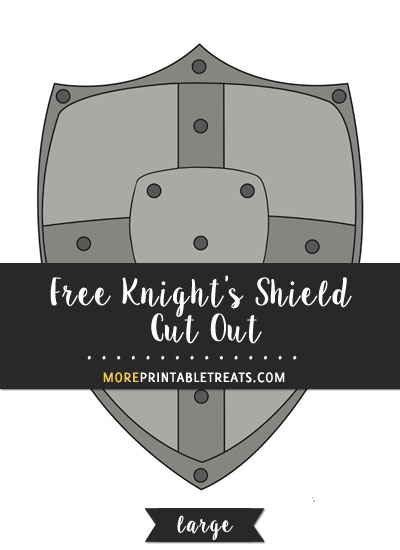 Free Knight's Shield Cut Out - Large