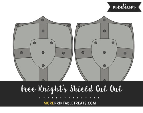 Free Knight's Shield Cut Out - Medium