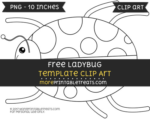 Free Ladybug Template - Clipart