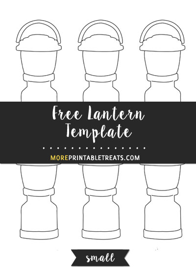 Free Lantern Template - Small