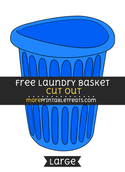 Free Laundry Basket Cut Out - Large size printable