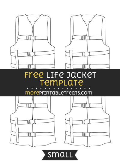 Free Life Jacket Template - Small