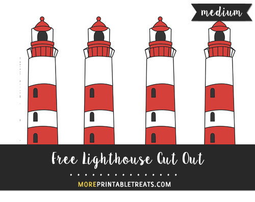 Free Lighthouse Cut Out - Medium