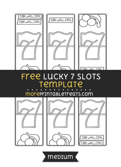 Free Lucky 7 Slots Template - Medium