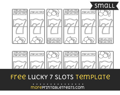 Free Lucky 7 Slots Template - Small