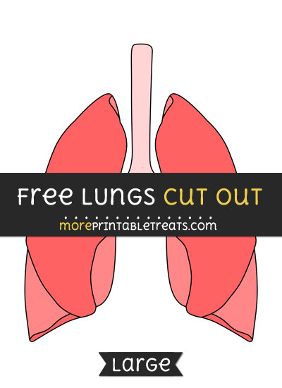 Free Lungs Cut Out - Large size printable
