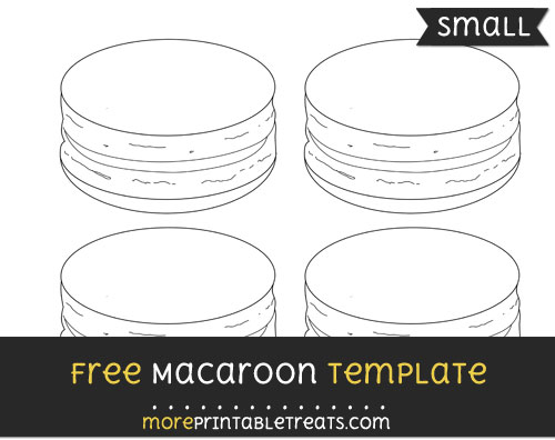 Free Macaroon Template - Small