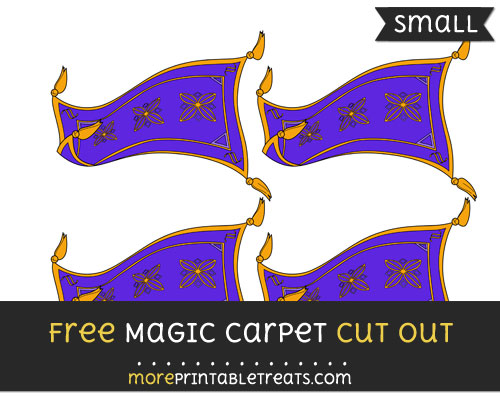 Free Magic Carpet Cut Out - Small Size Printable