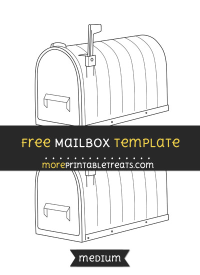 Free Mailbox Template - Medium