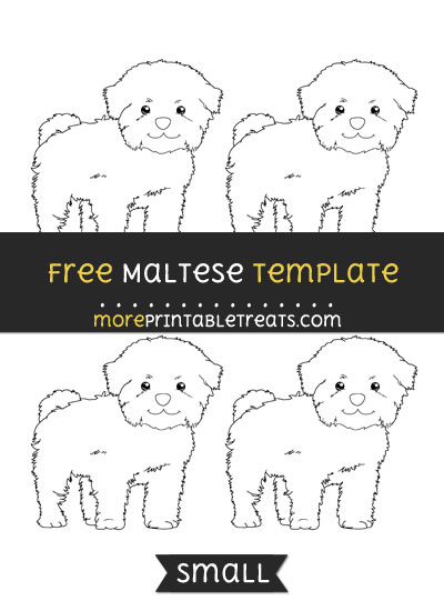 Free Maltese Template - Small