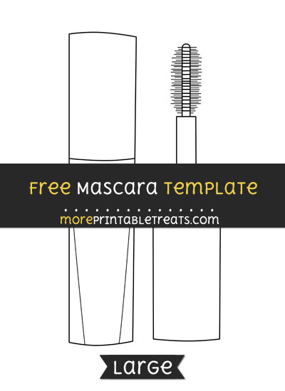 Free Mascara Template - Large