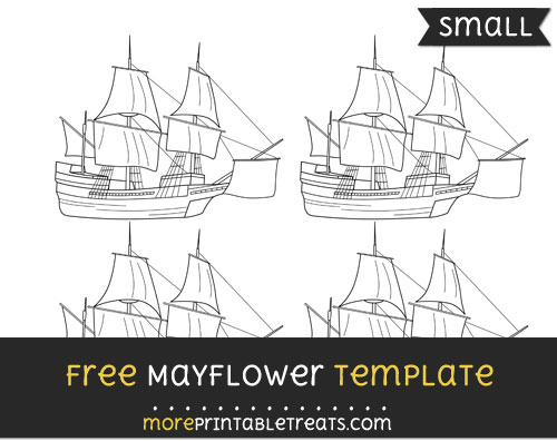 Free Mayflower Template - Small