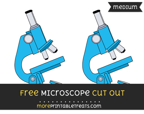Free Microscope Cut Out - Medium Size Printable
