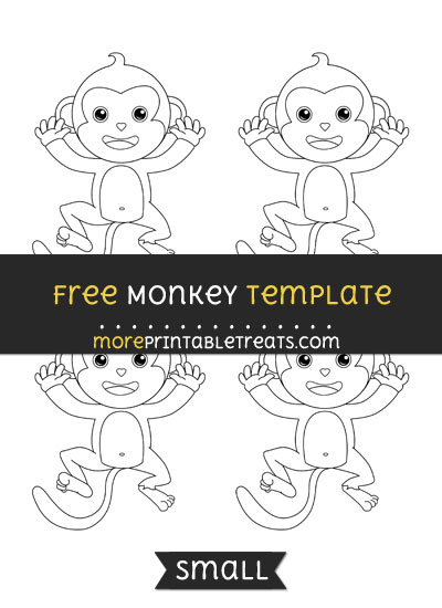 Free Monkey Template - Small