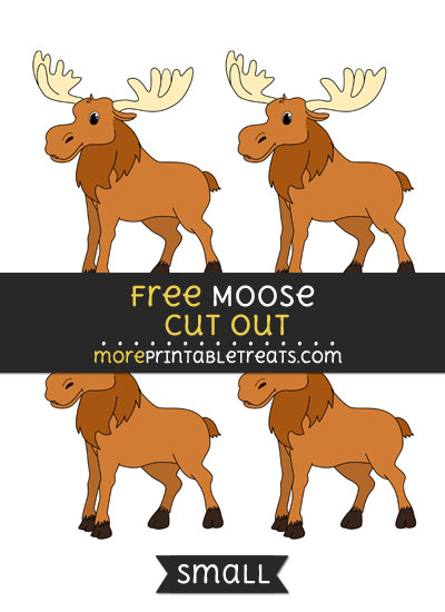 Moose Cut Out Small