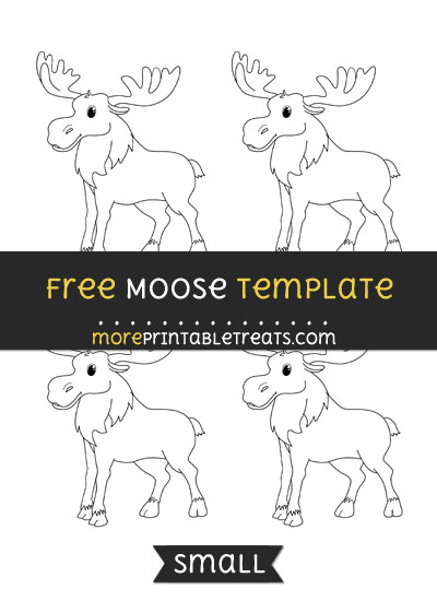 Free Moose Template - Small