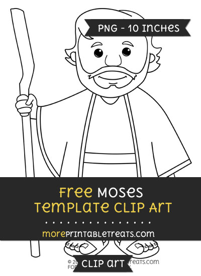 Free Moses Template - Clipart