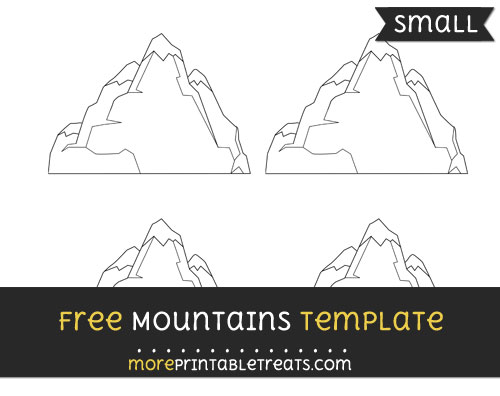 Free Mountains Template - Small