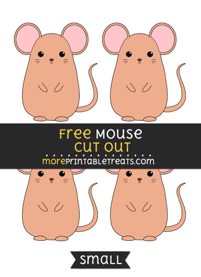 Free Mouse Cut Out - Small Size Printable