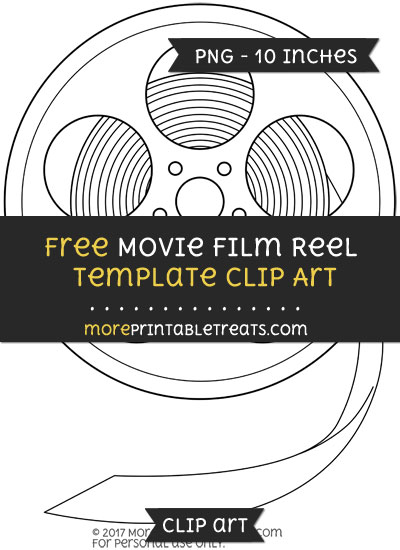 Free Movie Film Reel Template - Clipart
