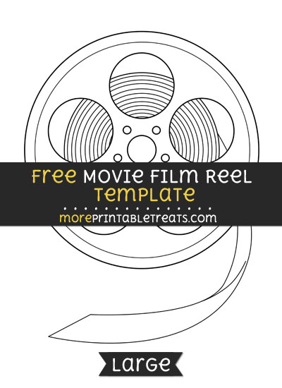 Free Movie Film Reel Template - Large