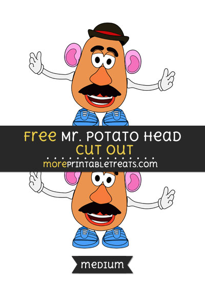 Free Mr Potato Head Cut Out - Medium Size Printable