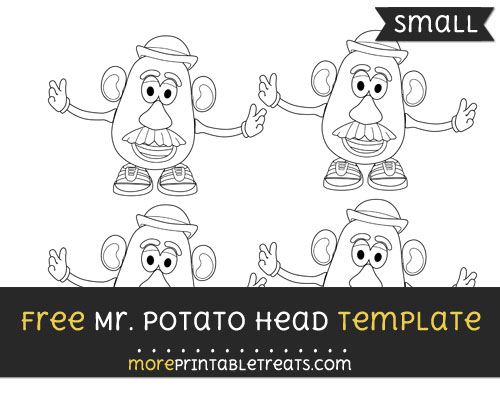 Free Mr Potato Head Template - Small