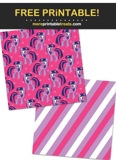 Free Printable My Little Pony Wrapping Paper