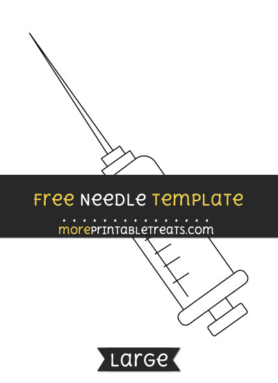 Free Needle Template - Large