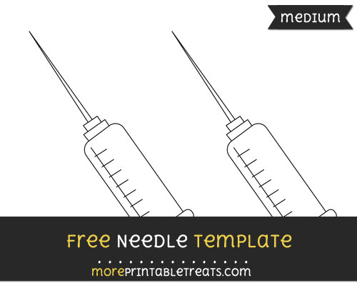 Free Needle Template - Medium
