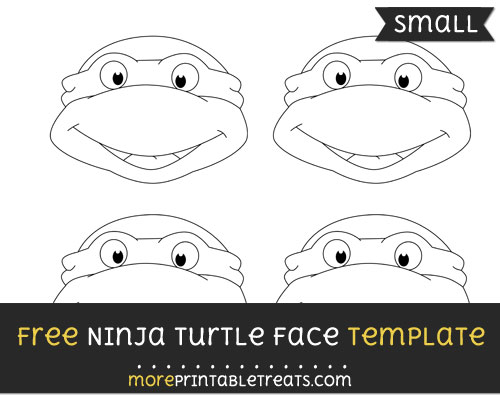 Free Ninja Turtle Face Template - Small